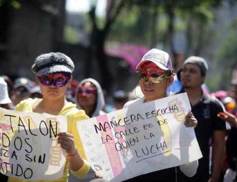 Mancera, escucha: La calle es de quien la lucha