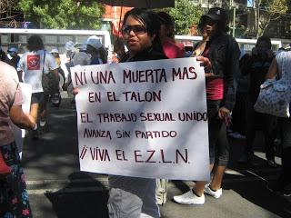 Alto a los feminicidios de trabajadoras sexuales en México y el mundo