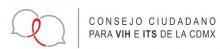 Logotipo del Consejo ciudadano para VIH e ITS de la Ciudad de México